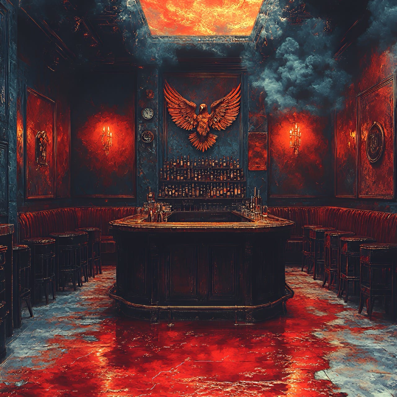bar victorien stylisé al kimiya